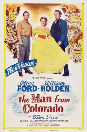 The Man from Colorado (1948) White T-Shirt - idPoster.com