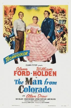 The Man from Colorado (1948) White T-Shirt - idPoster.com
