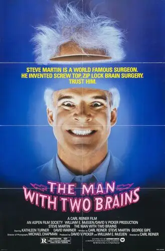 The Man with Two Brains (1983) Men's Colored Hoodie - idPoster.com