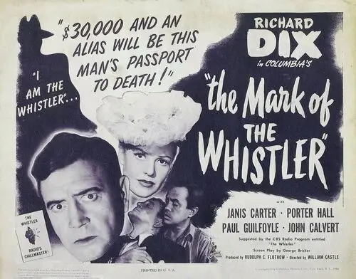 The Mark of the Whistler (1944) White T-Shirt - idPoster.com