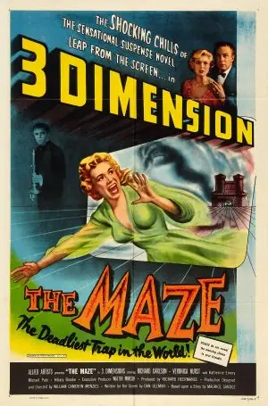 The Maze (1953) Women's Colored T-Shirt - idPoster.com