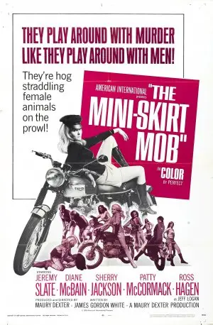 The Mini-Skirt Mob (1968) Men's Colored Hoodie - idPoster.com