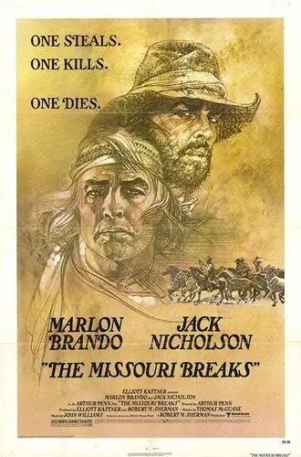 The Missouri Breaks (1976) Men's Colored T-Shirt - idPoster.com