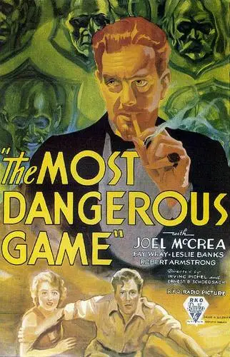 The Most Dangerous Game (1932) Drawstring Backpack - idPoster.com