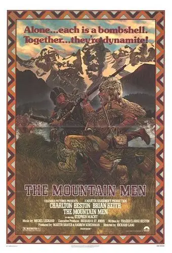 The Mountain Men (1980) Women's Colored Tank-Top - idPoster.com
