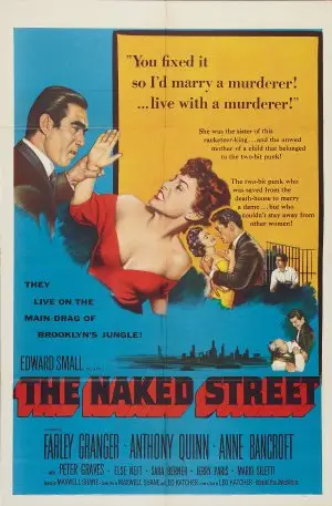 The Naked Street (1955) White Tank-Top - idPoster.com