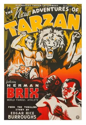 The New Adventures of Tarzan (1935) Men's Colored  Long Sleeve T-Shirt - idPoster.com