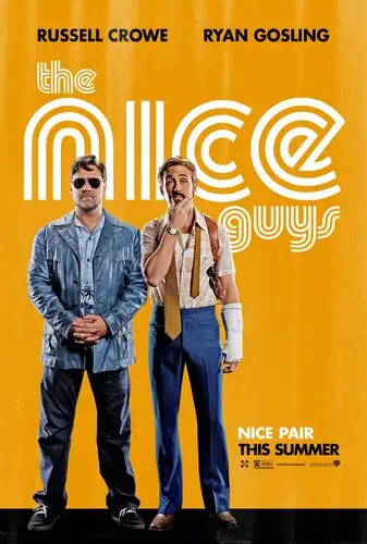 The Nice Guys (2016) Men's Colored T-Shirt - idPoster.com