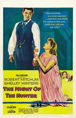 The Night of the Hunter (1955) Women's Colored T-Shirt - idPoster.com