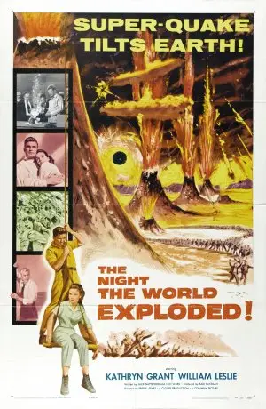 The Night the World Exploded (1957) Drawstring Backpack - idPoster.com