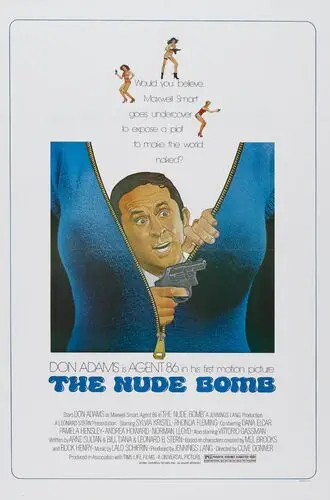 The Nude Bomb (1980) White Tank-Top - idPoster.com