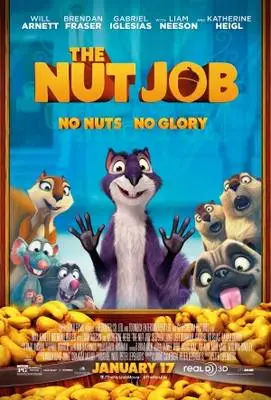 The Nut Job (2013) White T-Shirt - idPoster.com