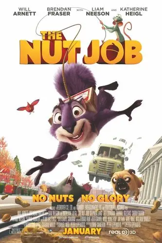 The Nut Job (2014) Women's Colored Tank-Top - idPoster.com