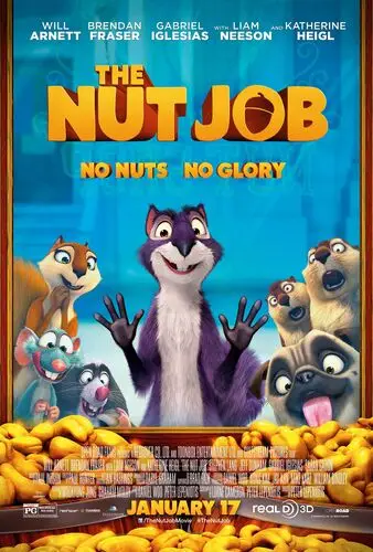 The Nut Job (2014) Men's Colored Hoodie - idPoster.com