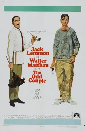 The Odd Couple (1968) White T-Shirt - idPoster.com