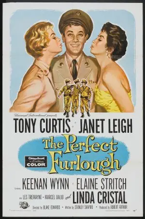 The Perfect Furlough (1958) White Tank-Top - idPoster.com