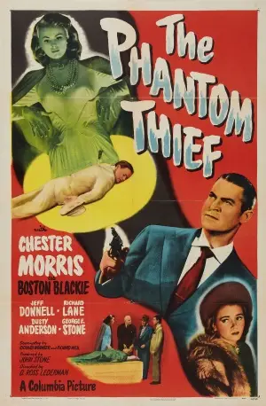 The Phantom Thief (1946) Women's Colored  Long Sleeve T-Shirt - idPoster.com