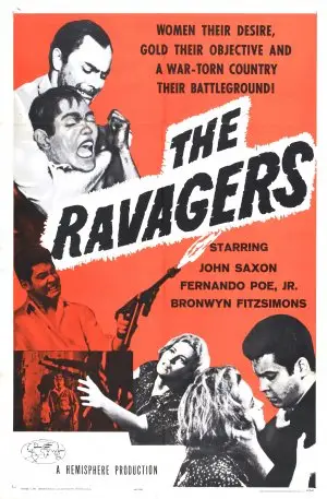 The Ravagers (1965) Women's Colored Hoodie - idPoster.com
