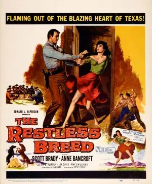 The Restless Breed (1957) White Tank-Top - idPoster.com