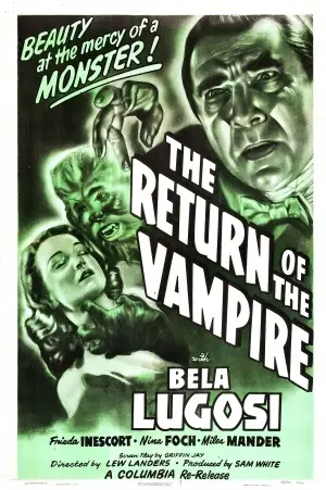 The Return of the Vampire (1944) Drawstring Backpack - idPoster.com