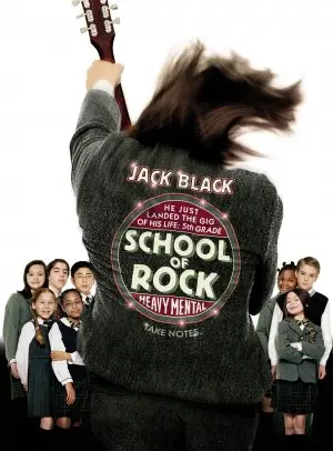 The School of Rock (2003) Women's Colored T-Shirt - idPoster.com