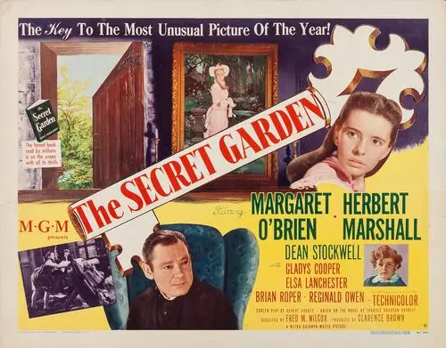 The Secret Garden (1949) Men's Colored  Long Sleeve T-Shirt - idPoster.com