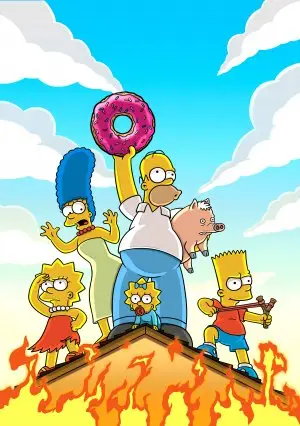 The Simpsons Movie (2007) White T-Shirt - idPoster.com