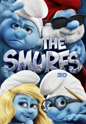 The Smurfs (2011) Men's Colored T-Shirt - idPoster.com