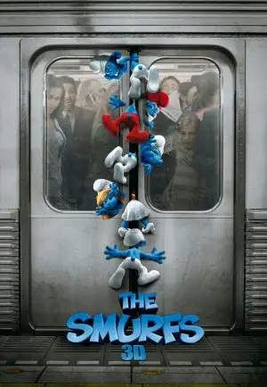The Smurfs (2011) White T-Shirt - idPoster.com