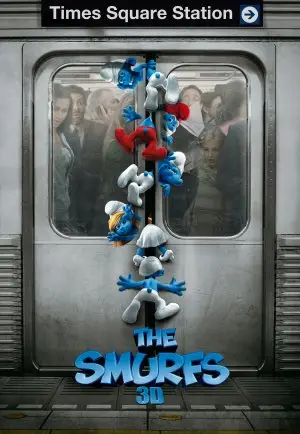 The Smurfs (2011) White Tank-Top - idPoster.com