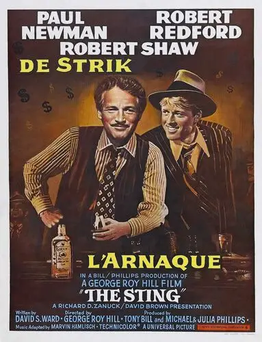 The Sting (1973) Drawstring Backpack - idPoster.com