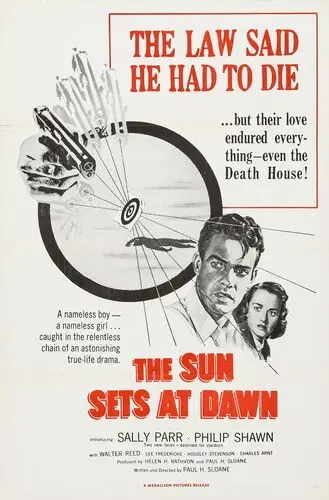 The Sun Sets at Dawn (1950) Kitchen Apron - idPoster.com