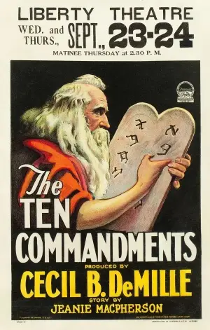The Ten Commandments (1923) Kitchen Apron - idPoster.com