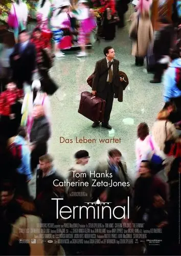 The Terminal (2004) Men's Colored  Long Sleeve T-Shirt - idPoster.com