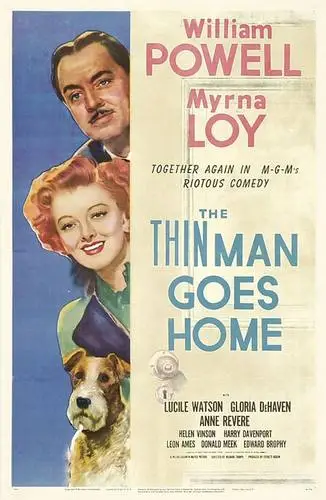 The Thin Man Goes Home (1945) Women's Colored  Long Sleeve T-Shirt - idPoster.com