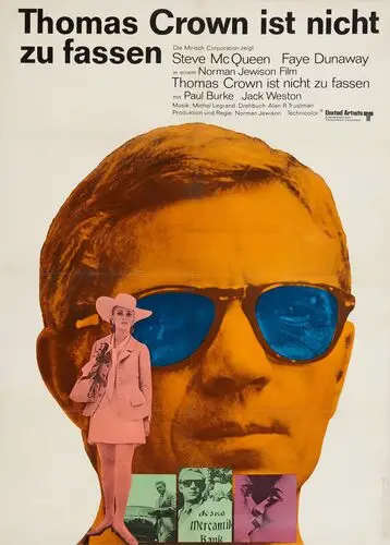 The Thomas Crown Affair (1968) Women's Colored  Long Sleeve T-Shirt - idPoster.com