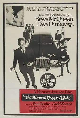 The Thomas Crown Affair (1968) White Tank-Top - idPoster.com