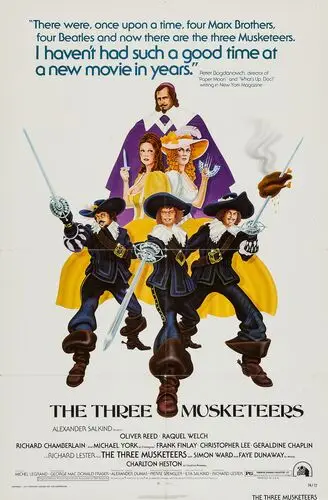 The Three Musketeers (1974) White T-Shirt - idPoster.com