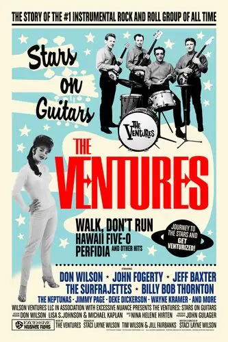 The Ventures: Stars on Guitars (2020) Drawstring Backpack - idPoster.com
