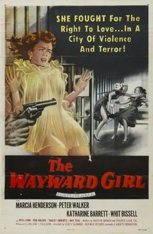 The Wayward Girl (1957) Women's Colored Hoodie - idPoster.com