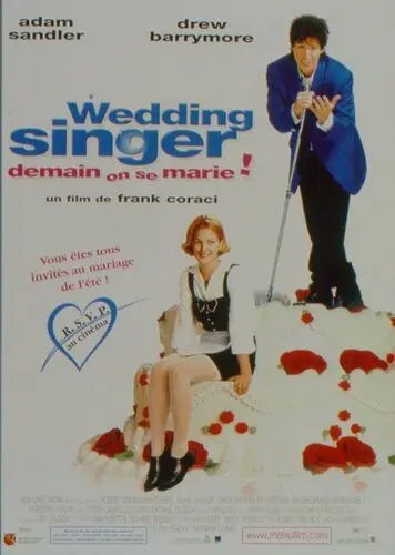 The Wedding Singer (1998) Women's Colored T-Shirt - idPoster.com