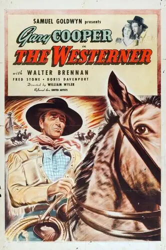The Westerner (1940) Men's Colored Hoodie - idPoster.com