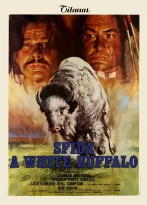 The White Buffalo (1977) Men's Colored  Long Sleeve T-Shirt - idPoster.com