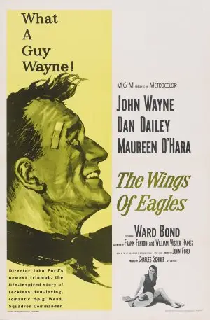 The Wings of Eagles (1957) White T-Shirt - idPoster.com