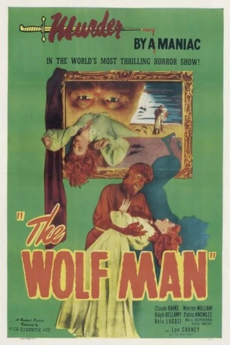 The Wolf Man (1941) Men's Colored Hoodie - idPoster.com
