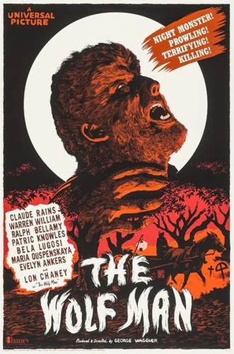 The Wolf Man (1941) Men's Colored  Long Sleeve T-Shirt - idPoster.com