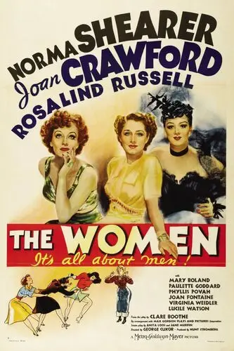 The Women (1939) Women's Colored Tank-Top - idPoster.com