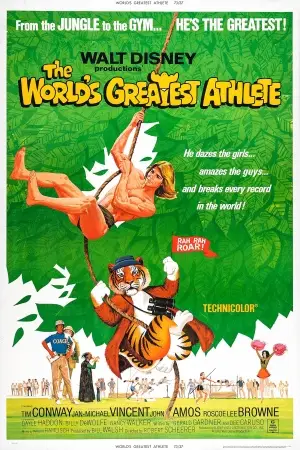 The World's Greatest Athlete (1973) Women's Colored Hoodie - idPoster.com