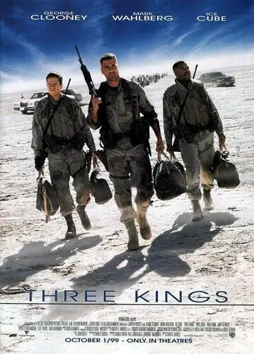 Three Kings (1999) Men's Colored  Long Sleeve T-Shirt - idPoster.com