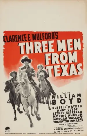 Three Men from Texas (1940) White T-Shirt - idPoster.com